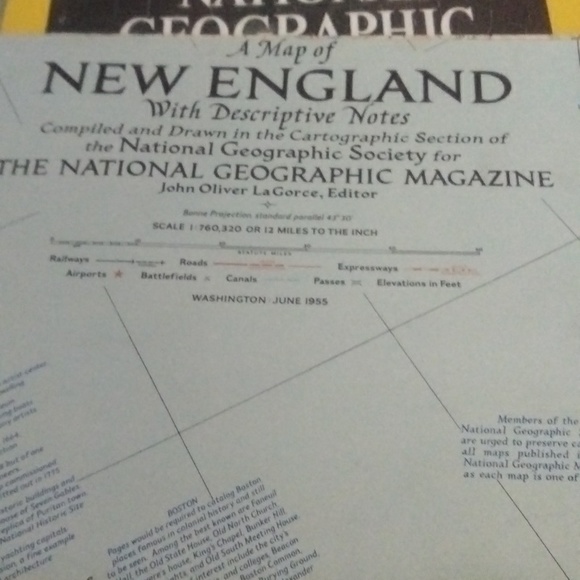July 1975 national geographic magazine with map - Picture 2 of 2